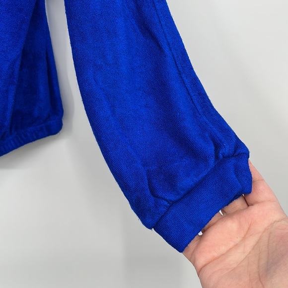 🆕Generation Love Alyssa Terry Sweatshirt Cobalt Blue - Picture 4 of 11